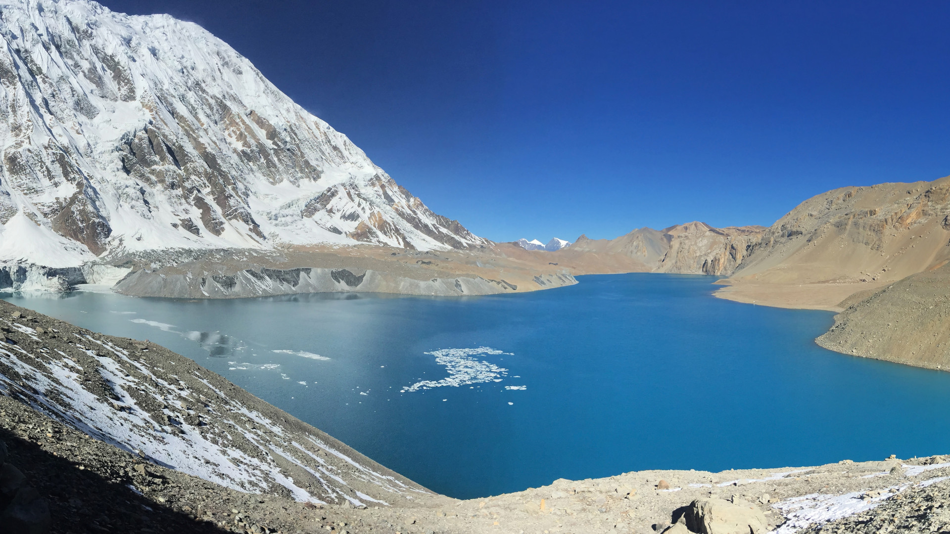 Anapurna Tilicho-lake slide 2