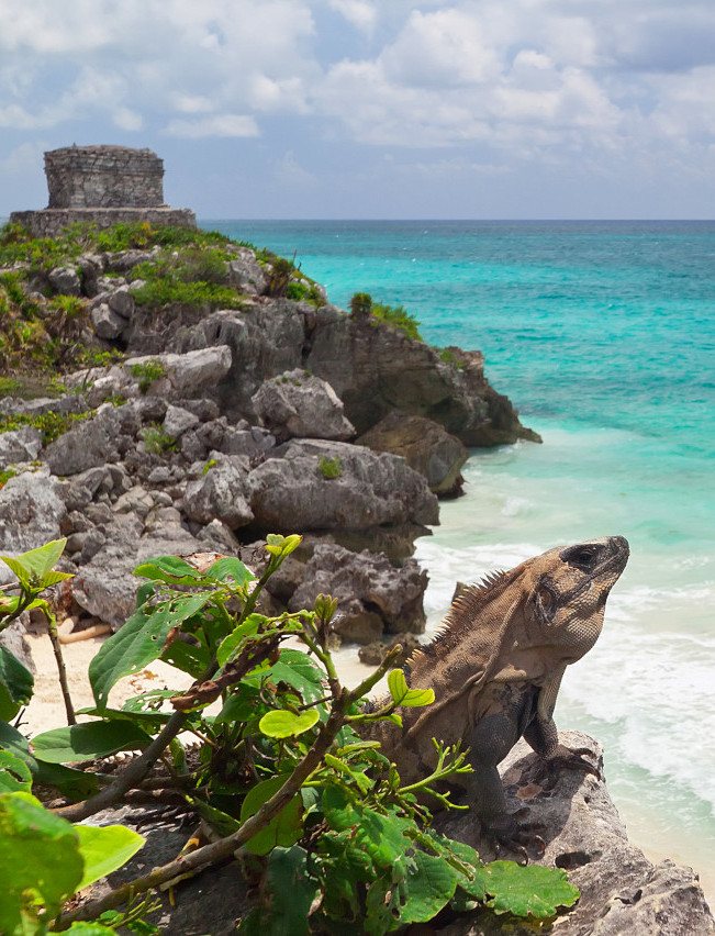 Mayské archeologické pamiatky Tulum